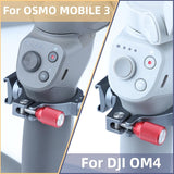 Extension Bracket With Dual Cold Shoe For Dji Om4 / Mobile 3 Stabilizer-1915198117922344965