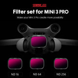 3-In-1 Lens Filter For Dji Mini 3 Pro - Nd16 Nd64 Nd256-1915198248000294914