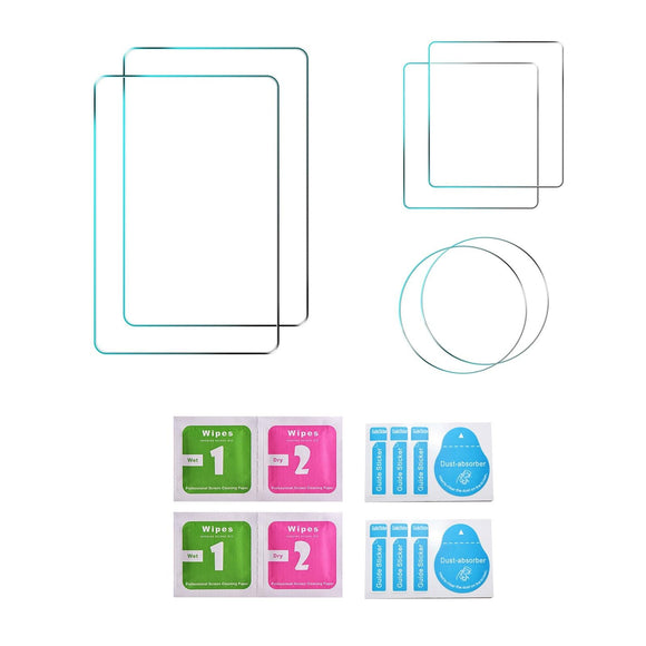 2-Pack 3-In-1 Tempered Glass Screen Protectors For Front And Back Lenses-1915197048433545217