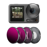4-In-1 Lens Filter For Dji Action 3 Nd16 Nd32 Nd64 Cpl-1915197720746921984