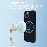 Phone Holder For Dji Om6 / 5 / 4 / 4 Se With Zj561 Magsafe Adapter-1915196623147896833