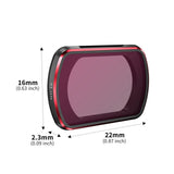 Complete Lens Filter Set For Dji Pocket 3 - Nd16 Nd32 Nd64 Nd256-1915197595748274179