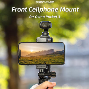 Handheld Tripod Expansion For Dji Pocket 3 - Front Phone Holder Mount-1915196775690539009