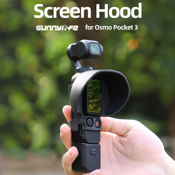 Protective Sunshade Hood For Dji Pocket 3 Screen-1915196738143129601