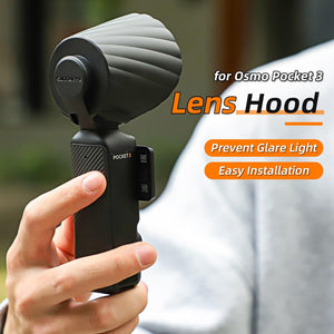 Sunshade Lens Hood For Dji Pocket 3 - Protective Cover-1915196754953900033