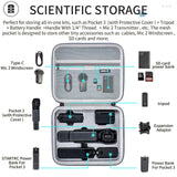 Compact Carrying Case For Dji Pocket 3 - Portable Pu Storage Box-1915196546387939330