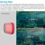 Professional Diving Lens Filter For Dji Pocket - Snorkeling-1915197886111551493