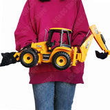 NNEOBA RC Backhoe Loader Excavator Remote Control Truck