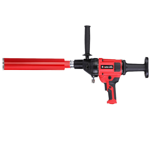 NNEMB 1800W 120mm Handheld Core Drill & 76mm Diamond Drill Bit Combo, for Concrete Coring Hole Drilling