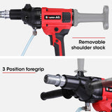 NNEMB 1800W 120mm Handheld Core Drill & 76mm Diamond Drill Bit Combo, for Concrete Coring Hole Drilling