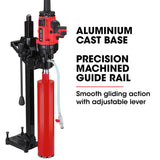 NNEMB 2000W 160mm Handheld Core Drill w/Stand,63mm & 127mm Drill Bit Combo, for Concrete Coring Hole Drilling