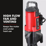 NNEMB 3200W 300mm Wet/Dry Core Drill, for Concrete Hole Drilling