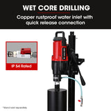 NNEMB 3200W 300mm Wet/Dry Core Drill, for Concrete Hole Drilling
