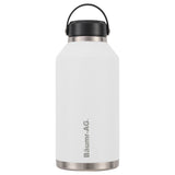 NNEMB 1.9L Double Wall Insulated Stainless Steel Water Bottle, Drink Jug with Handle, Straw Cleaner, White