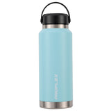 NNEMB 1L Double Wall Insulated Stainless Steel Water Bottle, Drink Jug with Handle, Seafoam Green