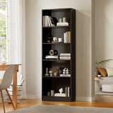 NNEED Bookshelf Display Shelf 5-Tier Black
