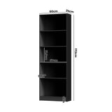NNEED Bookshelf Display Shelf 5-Tier Black
