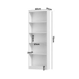 NNEED Bookshelf Display Shelf 5-Tier White