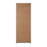 NNEED Bookshelf Display Shelf 5-Tier White