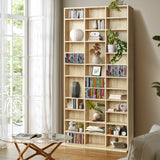 NNEED Medid Display Shelf 1044 CD/DVD Adjustable Wooden