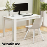 NNEDSZ 1 Artiss Dining Table and 4 Chairs Set Rectangle White