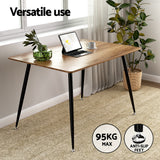 NNEDSZ 1 Artiss Dining Table and 4 Chairs Set Grey Velvet
