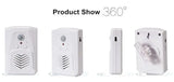 NNEOBA MP3 Wireless PIR Motion Sensor Doorbell with USB Cable