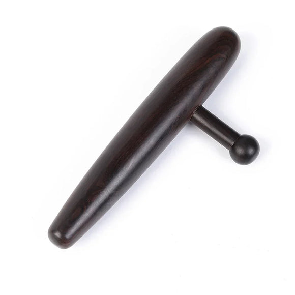 NNEOBA 2pcs Deep Tissue Massage Tool Sandalwood Trigger Point Massager Black