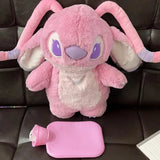NNEOBA Valentines Stitch Angel Plush Hand Warmer Bottle