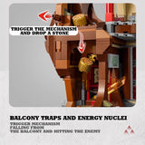 NNEOBA Dragon Energy Temple Building Blocks Model Set