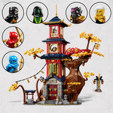 NNEOBA Dragon Energy Temple Building Blocks Model Set
