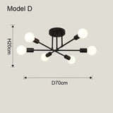 NNEOBA Modern LED Chandelier Pendant Lamp