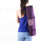 NNEOBA Canvas Cotton Yoga Mat Tote Bag with Adjustable Strap