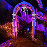 NNETM Set 3pcs 40.64cm Posable Halloween Skeleton Decorations Haunted Houses, Graveyards, and Indoor Outdoor