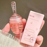 NNETM Natural Honey Moisturizing Lipstick, Honey/Peach Lip Balm Lip Gloss, Hydrating And Moisturizing, Long-lasting Lip Bigger, Fade The Lip Line, Prevention Dry And Crack