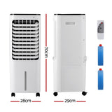 NNEDSZ 12L Evaporative Air Cooler Conditioner