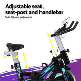 NNEDSZ Spin Bike Magnetic Exercise Bike 13KG Flywheel Fitness 150kg capacity