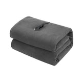 NNEDSZ Electric Heated Blanket Car Throw Rug Grey