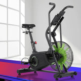 NNEDSZ Air Bike Dual Action Exercise Bike Fitness Home Gym Cardio