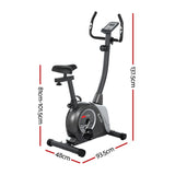 NNEDSZ Magnetic Exercise Bike Upright Bike Fitness Home Gym Cardio
