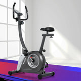 NNEDSZ Magnetic Exercise Bike Upright Bike Fitness Home Gym Cardio