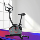 NNEDSZ Magnetic Exercise Bike 8 Levels Upright Bike Fitness Home Gym Cardio