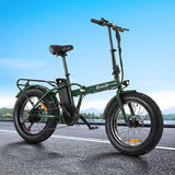 NNEDSZ 20 Inch Folding Electric Bike Urban City Bicycle eBike Rechargeable