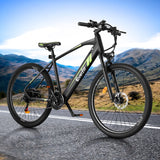 NNEDSZ 27.5 Inch Electric Bike Mountain Bicycle eBike Battery 21 Speed