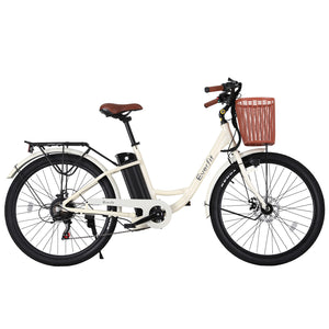 NNEDSZ 26" Electric Bike City Bicycle eBike e-Bike Commuter w/ Battery WH