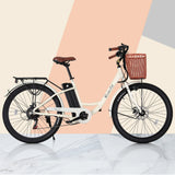 NNEDSZ 26" Electric Bike City Bicycle eBike e-Bike Commuter w/ Battery WH