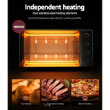 NNEDSZ Devanti 45L Convection Oven Electric Fryer Ovens 1800W