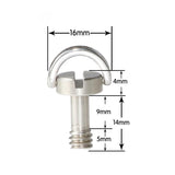 2-Pack D-Ring Camera Plate Mount With 1 / 4 Quick Release Screws-1915198375762989060