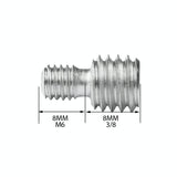 2-Pack M6 To 3 / 8 Camera Screw Adapters-1915197670515937283