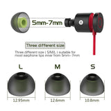 6 Pairs New Bee In-Ear Silicone Ear Caps With Storage Box - Fits 5-7Mm Earphone Plugs-1915198016395022338